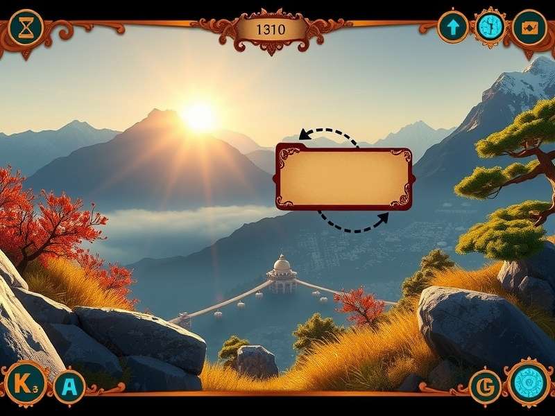 Anise Mystic Stroll Game Screenshot showcasing the Anise Amulet and mystical Himalayan landscape
